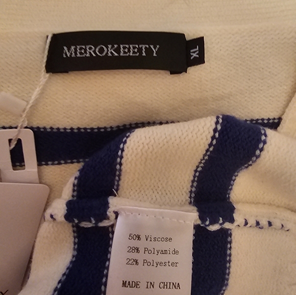 Merokeelty Sweater XL NWT - Picture 5 of 5